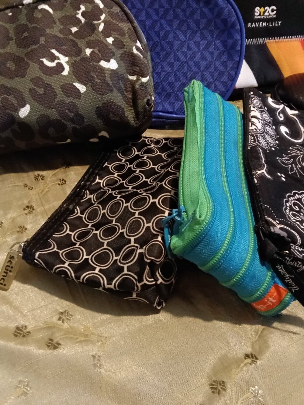 Seven Piece Cosmetic Pouch Set - Picture 2 of 3